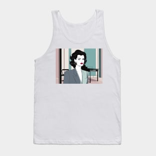 Ambitionista Art Deco Patrick Nagel 80s Tank Top